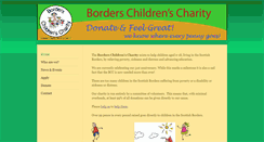 Desktop Screenshot of borderschildrenscharity.org.uk